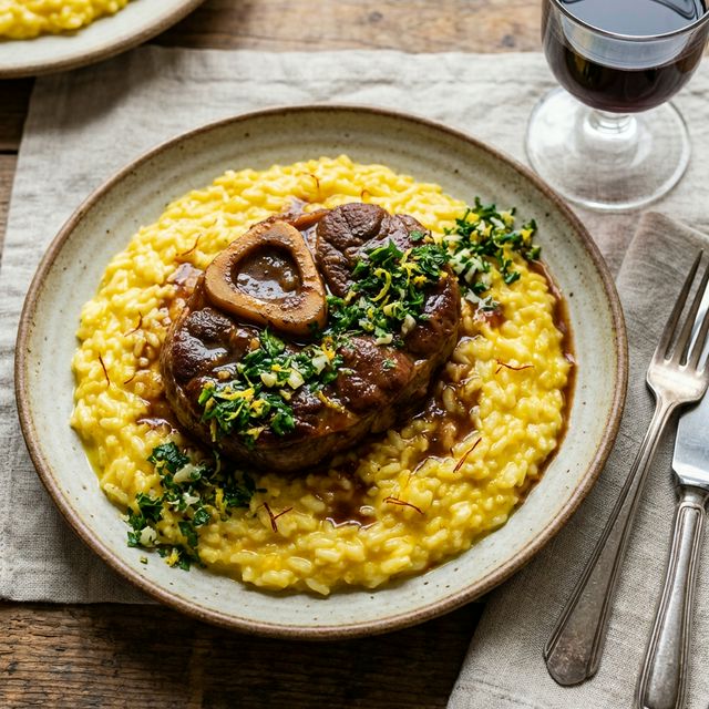Risotto allo Zafferano e Ossobuco